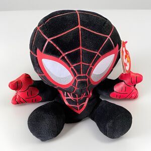 Ty Beanie Babies MILES MORALES (Spider-Man Marvel) Soft Plush Version NEW MWMTs